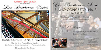 [LP]BEETHOVEN: PIANO CONCERTO NO.5 - LOCRIAN ENSEMBLE OF LONDON (AUDIPHILE LP/180G)