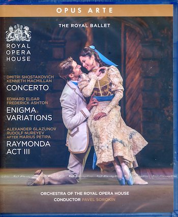 [BD]ROYAL BALLET: CONCERTO, ENIGMA VARIATIONS, RAYMONDA ACT III