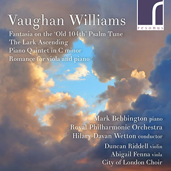 VAUGHAN WILLIAMS: FANTASIA ON THE 'OLD 104TH', THE LARK ASCENDING