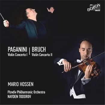PAGANINI,BRUCH: VIOLIN CONCERTO NO1. & 2 - MARIO HOSSEN