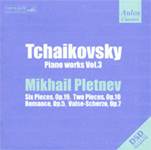 TCHAIKOVSKY: PIANO WORKS,VOL.3 (PLETNEV)