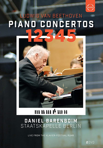 BEETHOVEN: PIANO CONCERTOS 12345 - DANIEL BARENBOIM (2DVD)