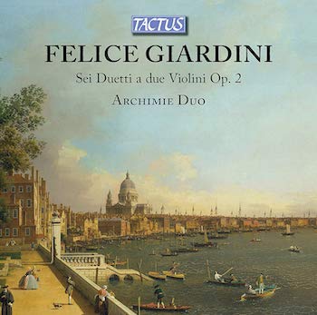 GIARDINI: SIX DUETS FOR TWO VIOLINS OP.2
